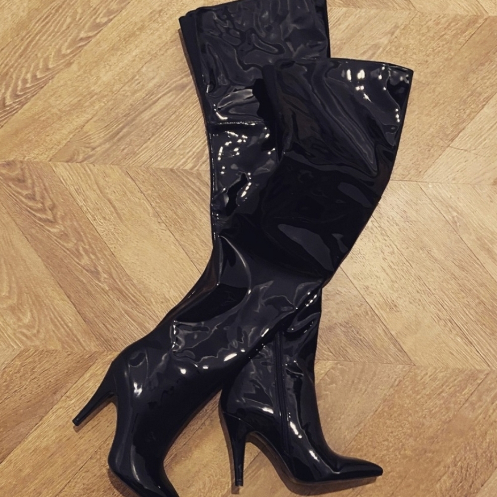 Jane vinyl boots